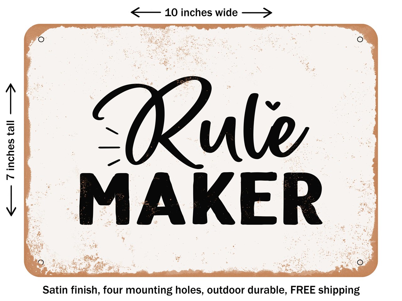 Metal sign hot sale maker